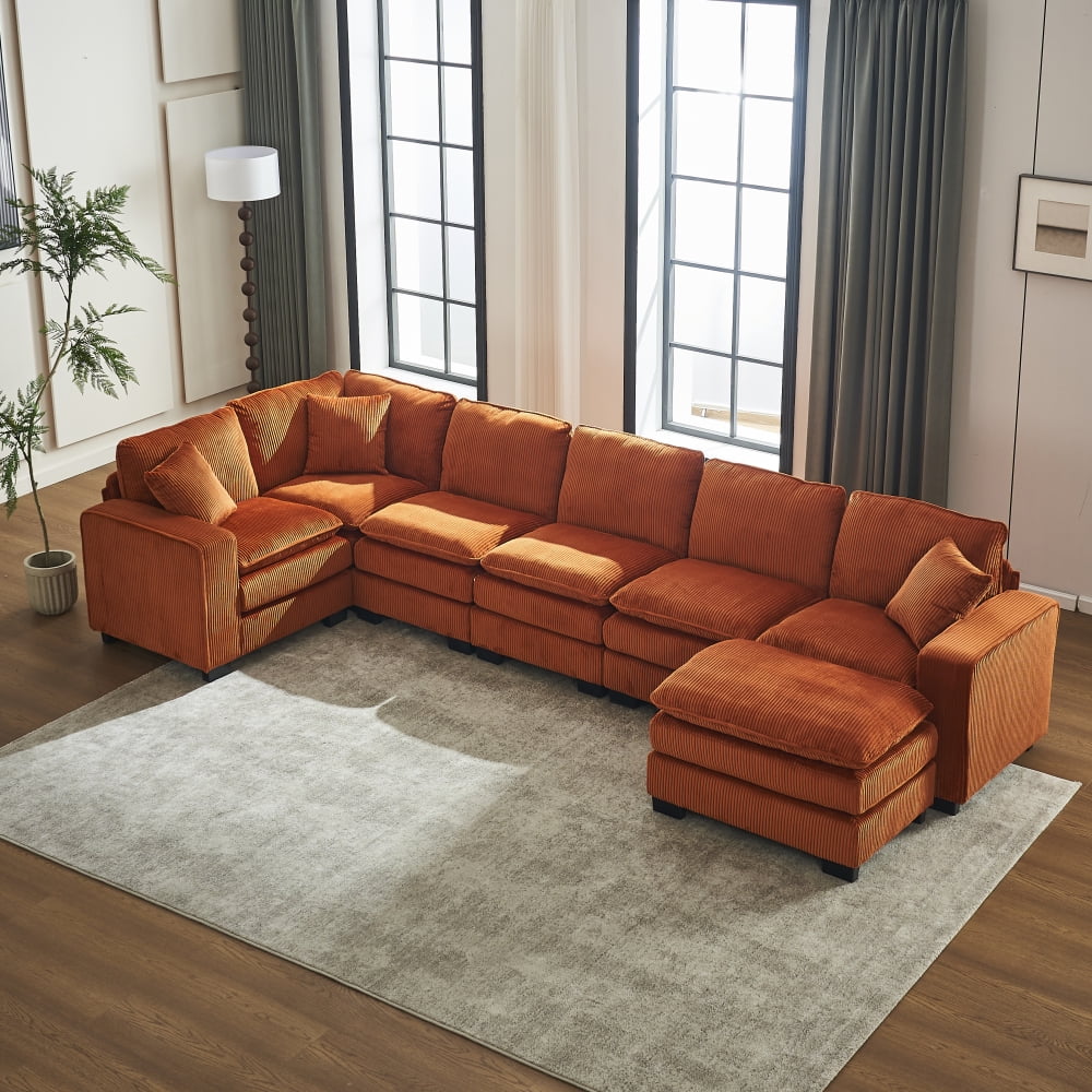 Orange + Corduroy + 7 Seat W2363S00043