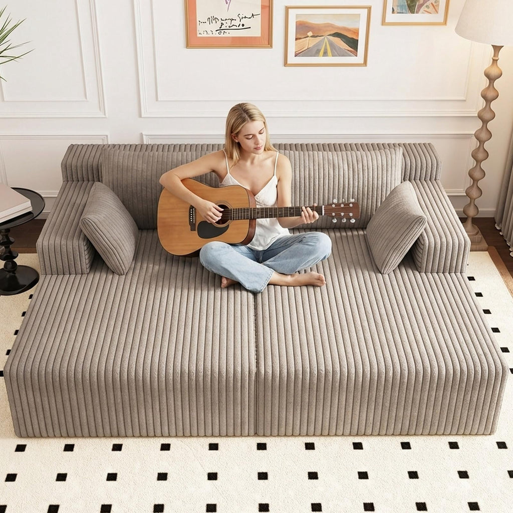 Camel Modern, Minimalist, Cozy, Modular Living, Contemporary W5571P450567-camel
