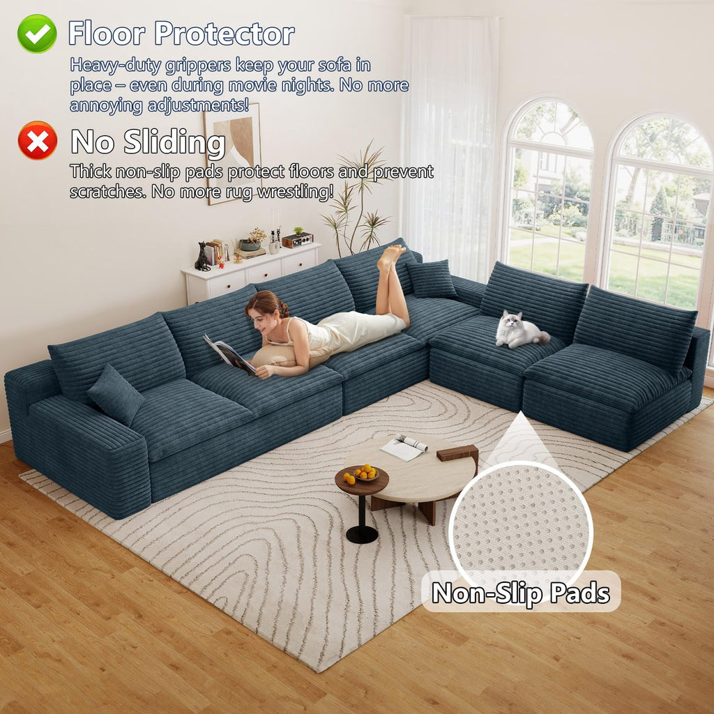 Blue U-6 Seater W2824DIY143-ZZ