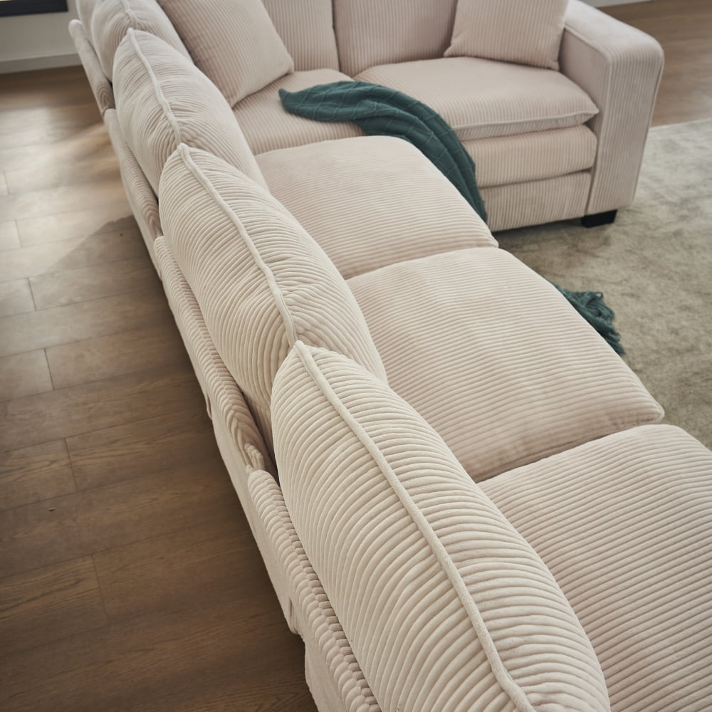 White + Corduroy + 7 Seat W2363S00039