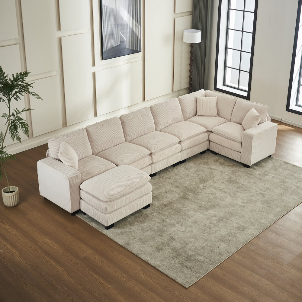 White + Corduroy + 7 Seat W2363S00039