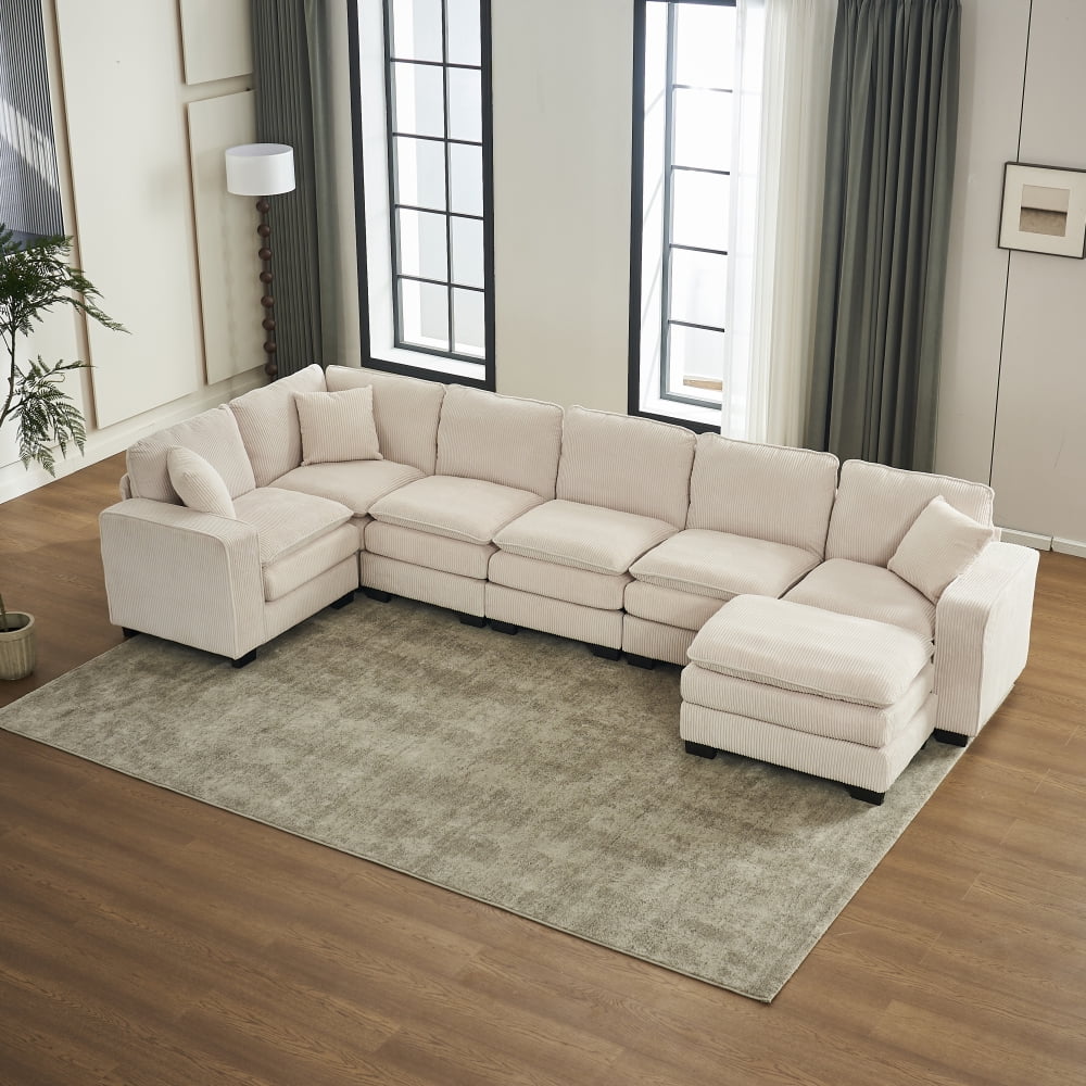 White + Corduroy + 7 Seat W2363S00039