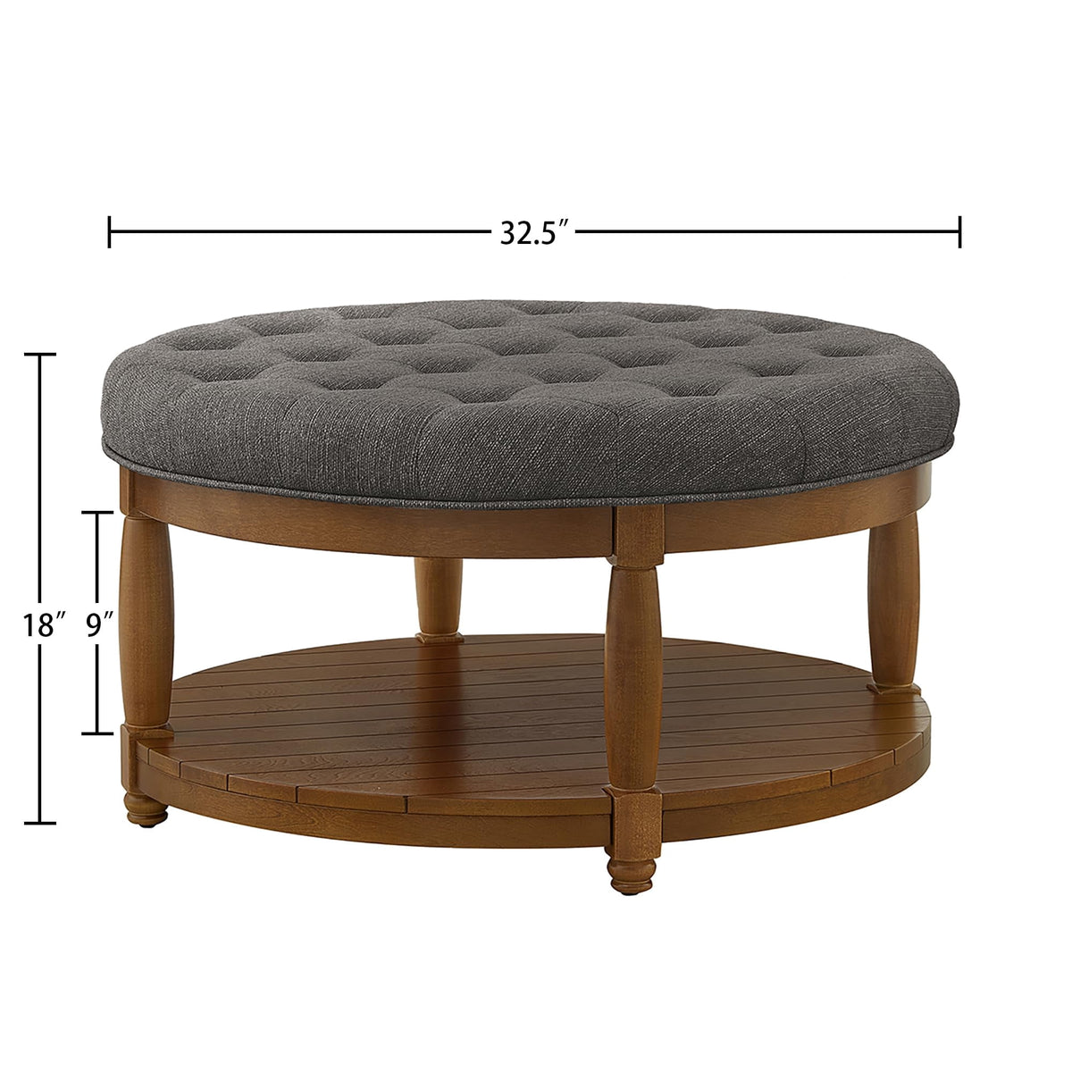 Granite Round Ottoman W2186P400510-gen