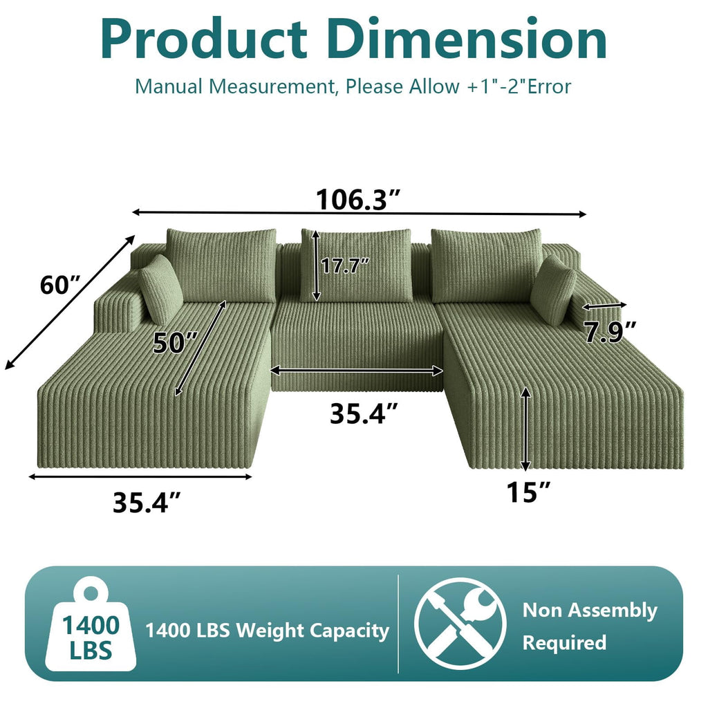 Green 107'' W5571DIY303-Green
