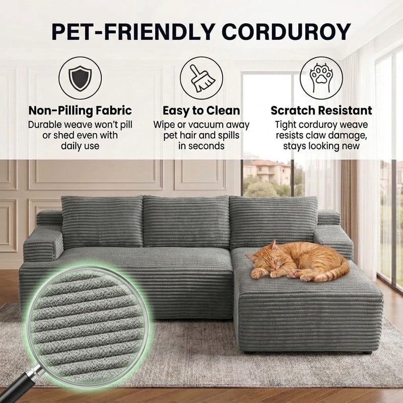 Light Gray Right Facing Chaise W5571P500146gen