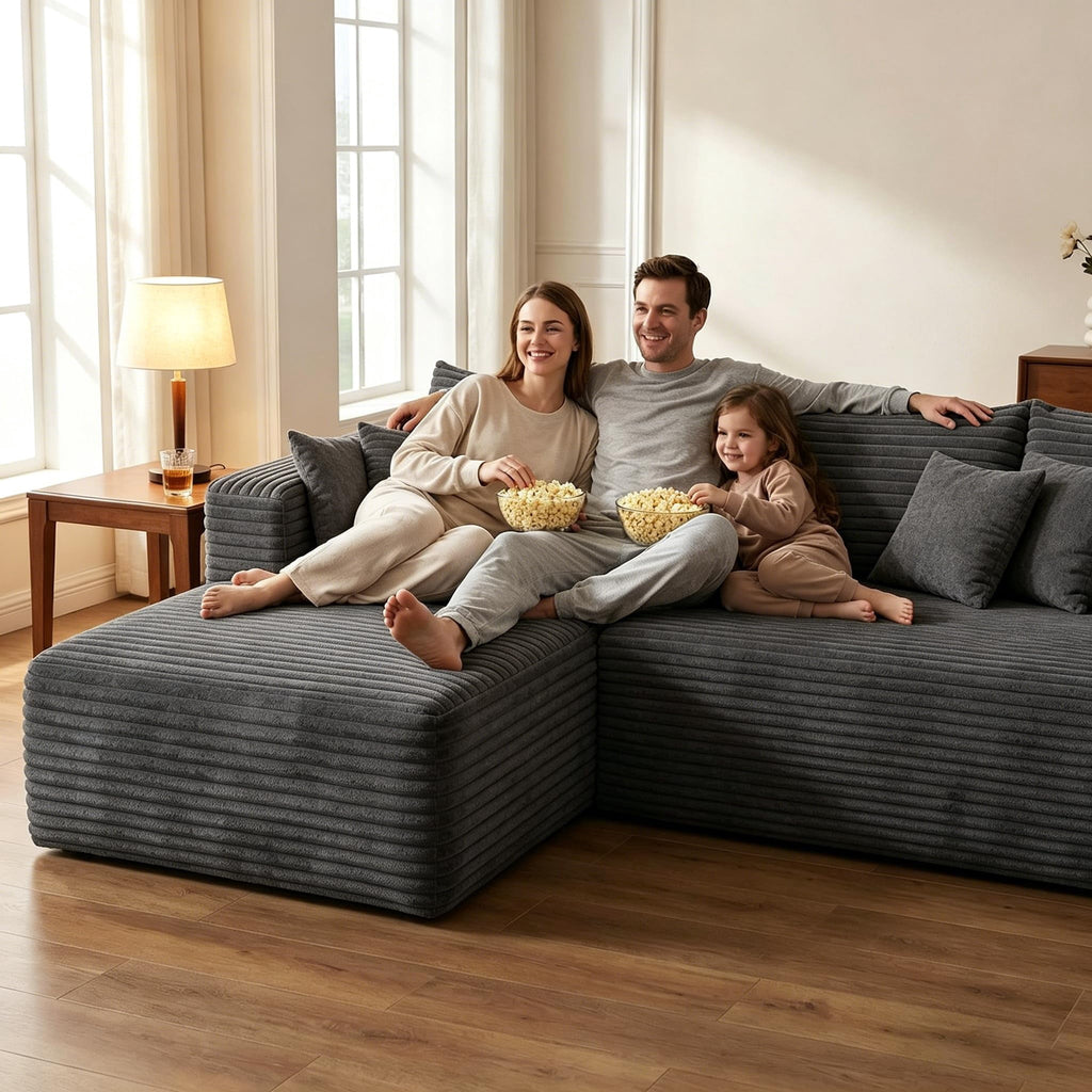 Darkgrey Left Facing Chaise W5571P500143-