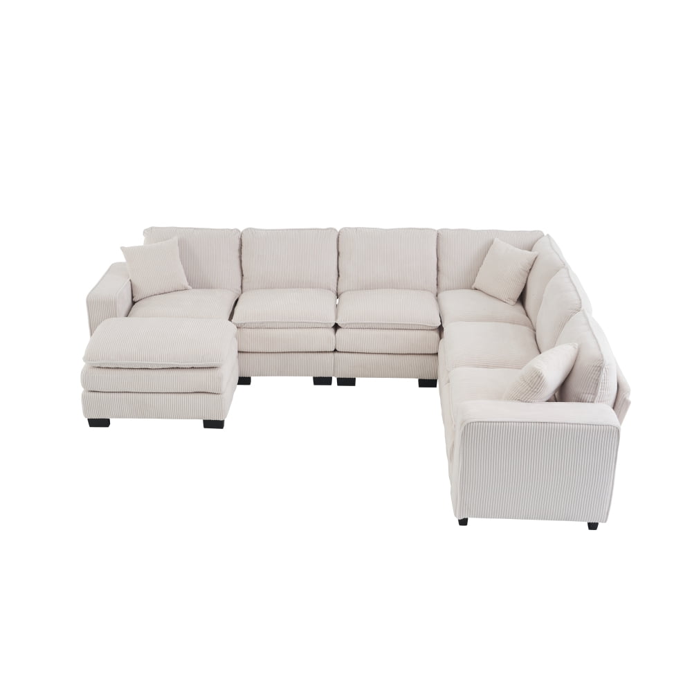 White + Corduroy + 7 Seat W2363S00039