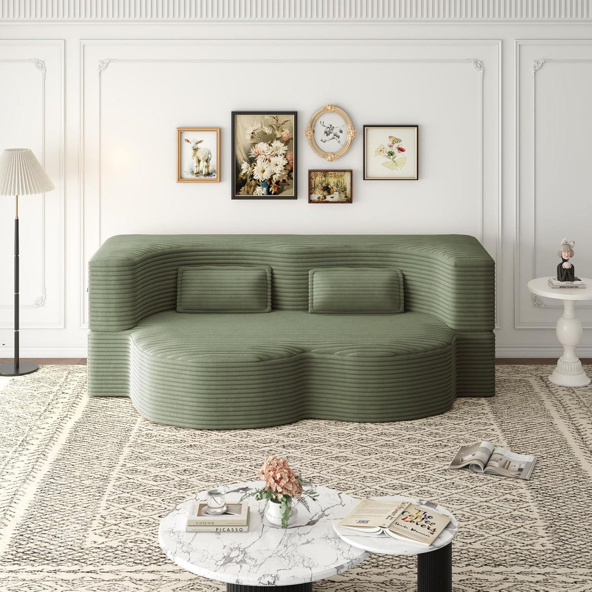 Green Plush Corduroy W1885P369586