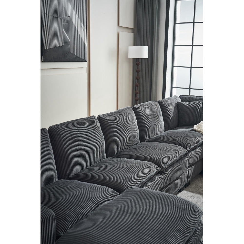 Grey + Corduroy + 7 Seat W2363S00041