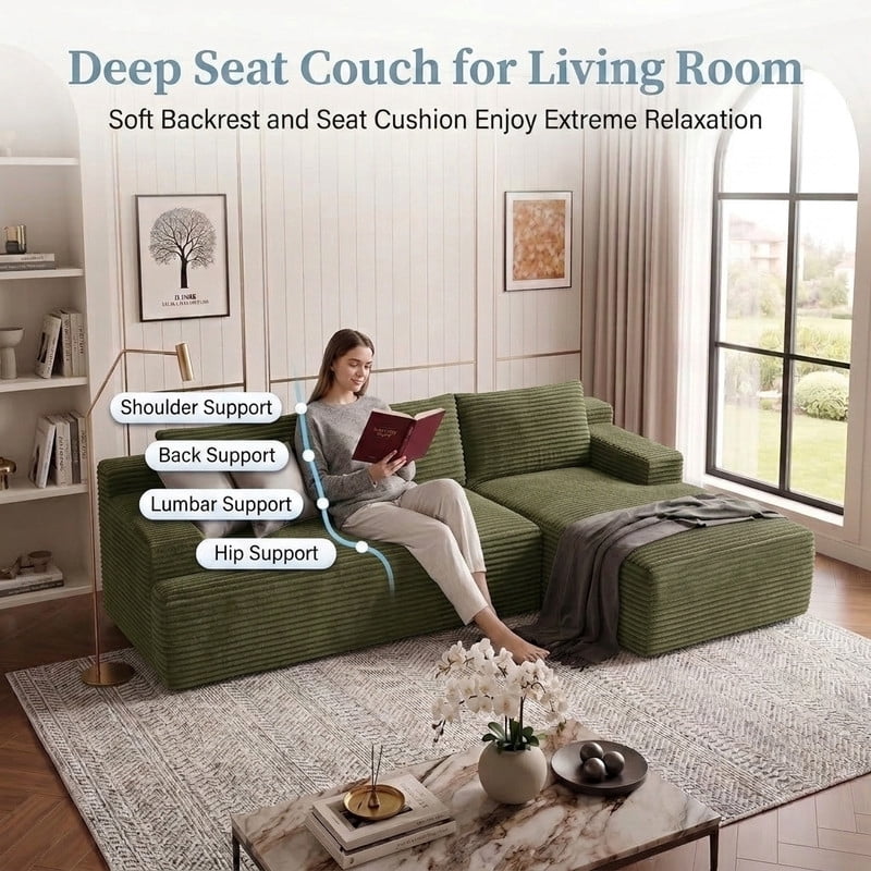 Green Right Facing Chaise W5571P500140gen