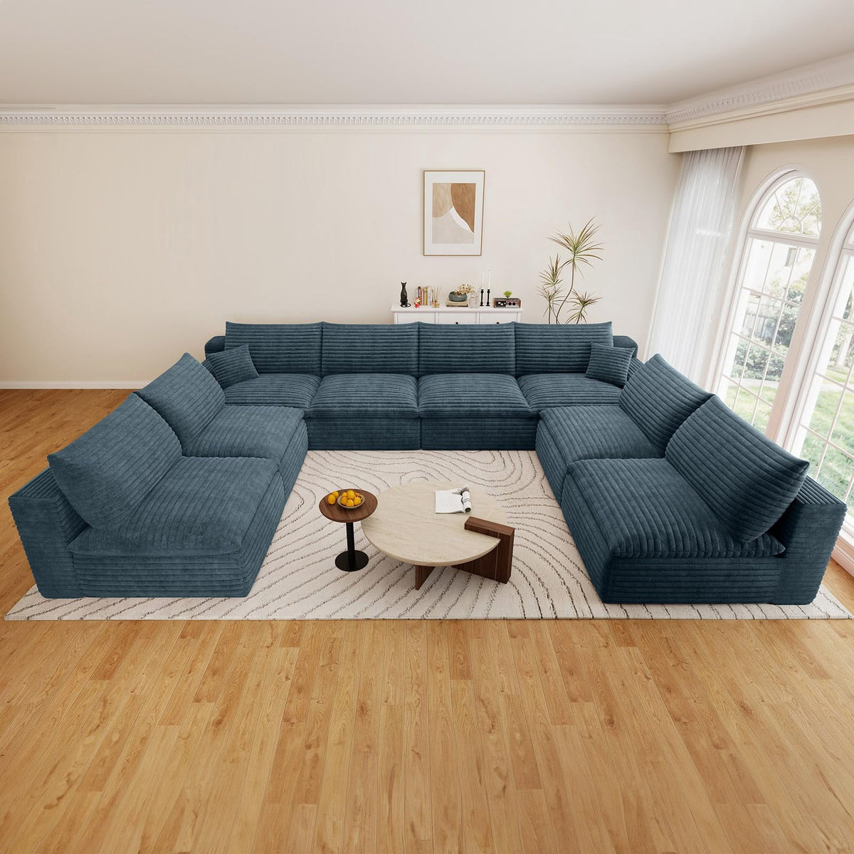 Blue U-8 Seater W2824DIY145-ZZ