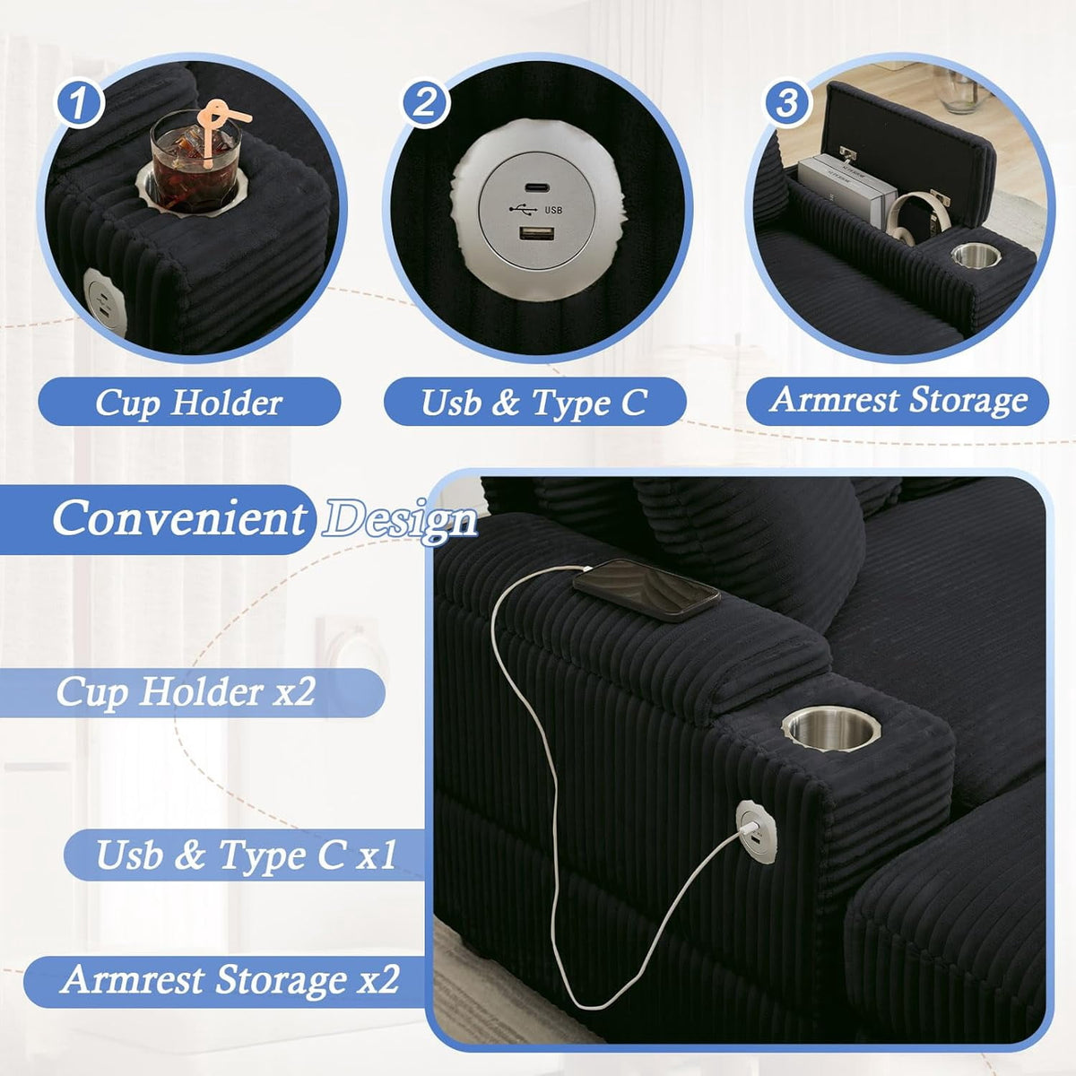 Black + 4 Seat W2120S00012
