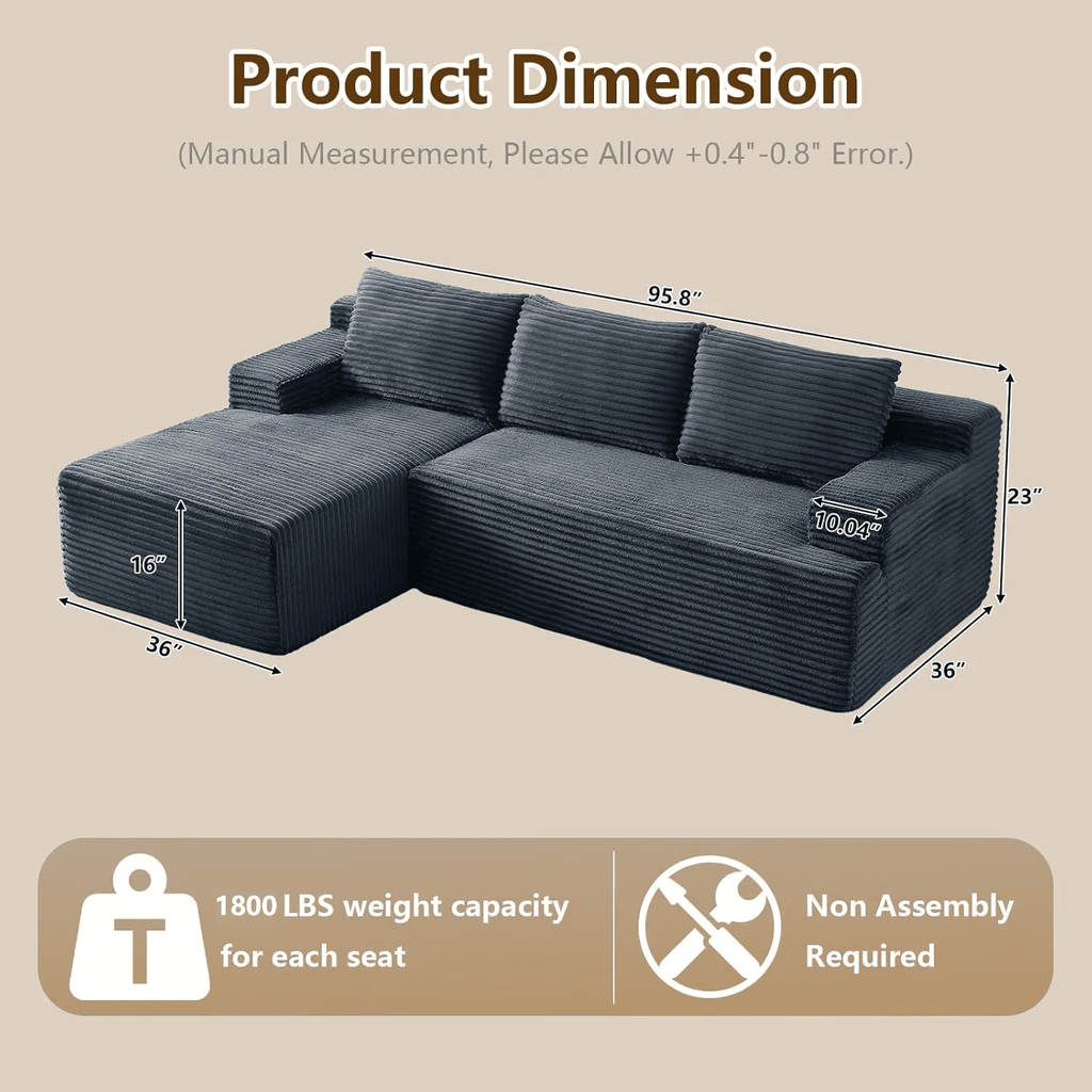 Dark Gray 96 Left W2339P409428