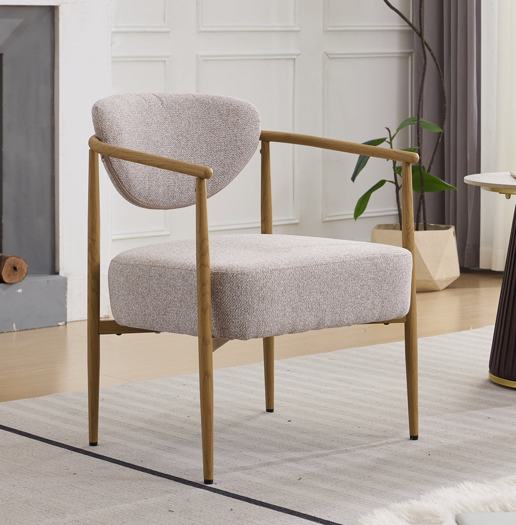 Beige + Fabric + Iron + Foam set of 2 W3149S00002
