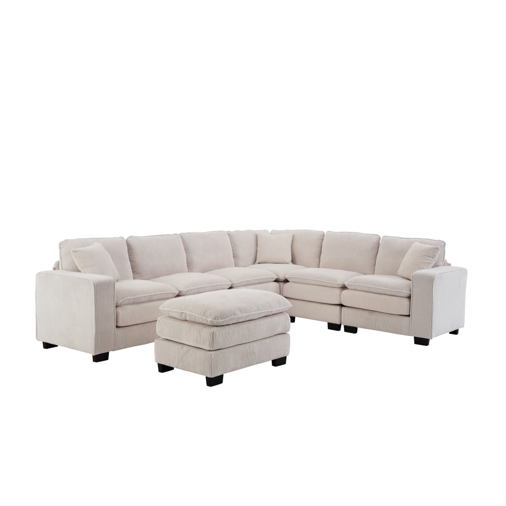 White + Corduroy + 7 Seat W2363S00039