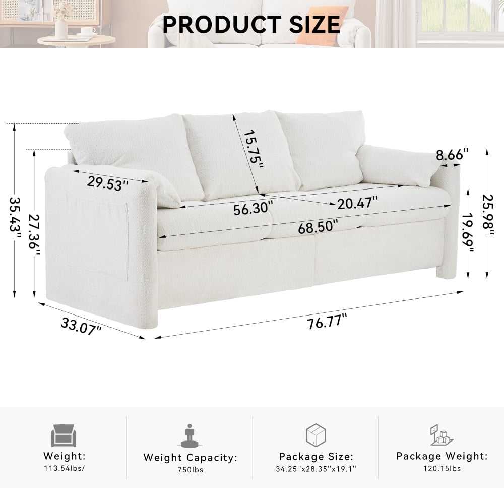 3-Seater Sofa W2636P232362