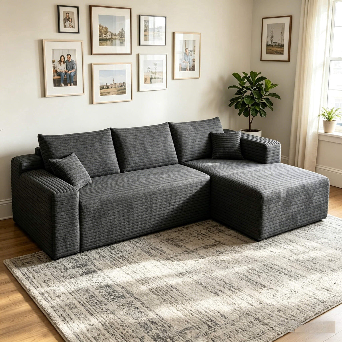 Darkgrey Right Facing Chaise W5571P500142-