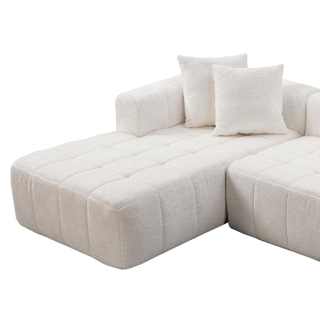 White Left Chaise W5515S00012