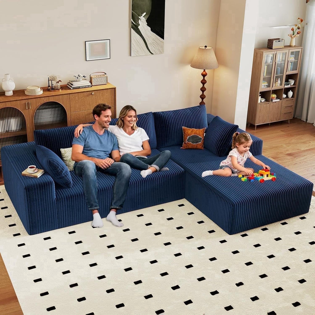 Blue Right-facing chaise W3315P374750-L-right-blue