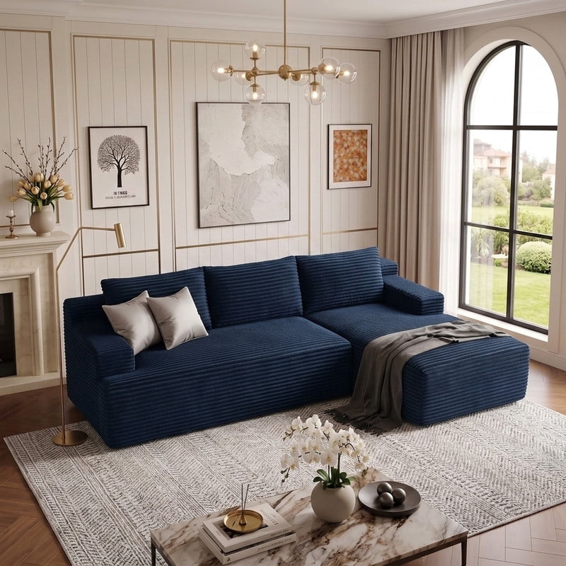 Blue Right Facing Chaise W5571P500138gen