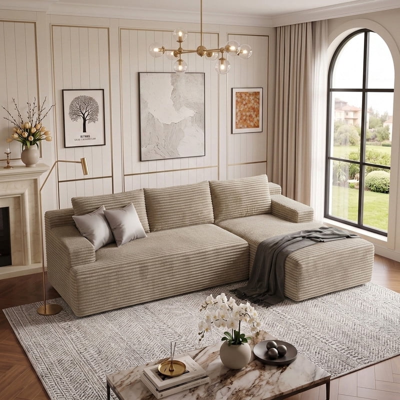 Camel Right Facing Chaise W5571P500144gen
