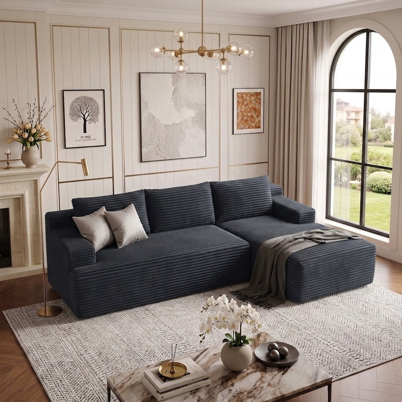 Dark Gray Right Facing Chaise W5571P500142gen