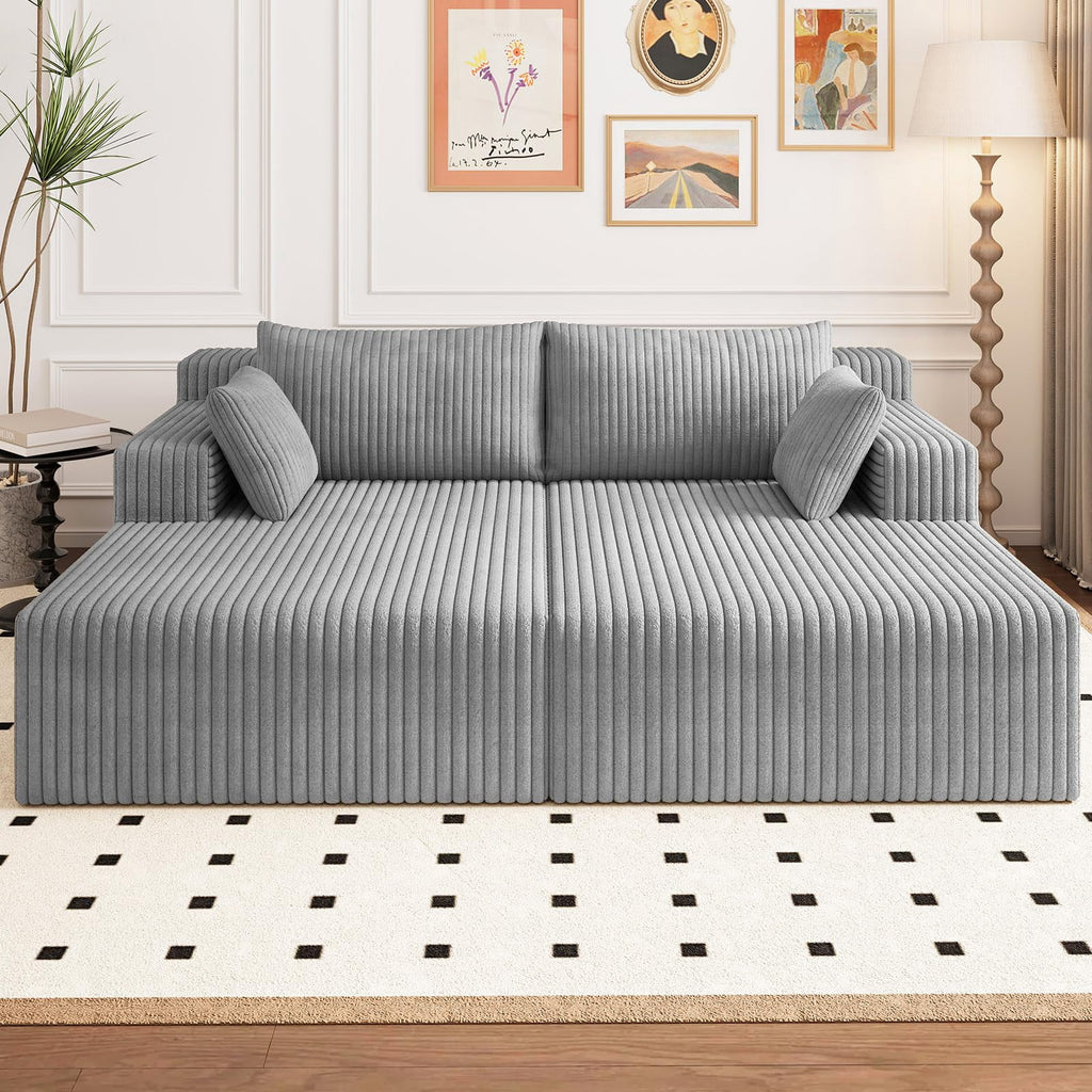 Light Gray Modern, Minimalist, Cozy, Modular Living, Contemporary W5571P450568-light gray