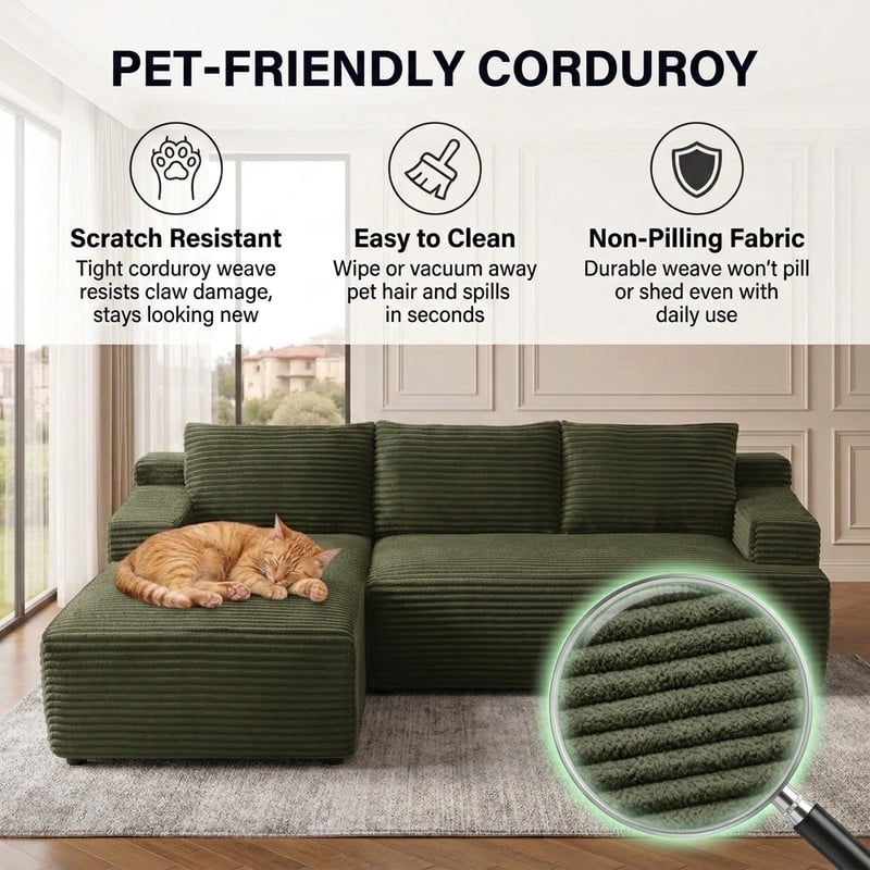Green Left Facing Chaise W5571P500141gen