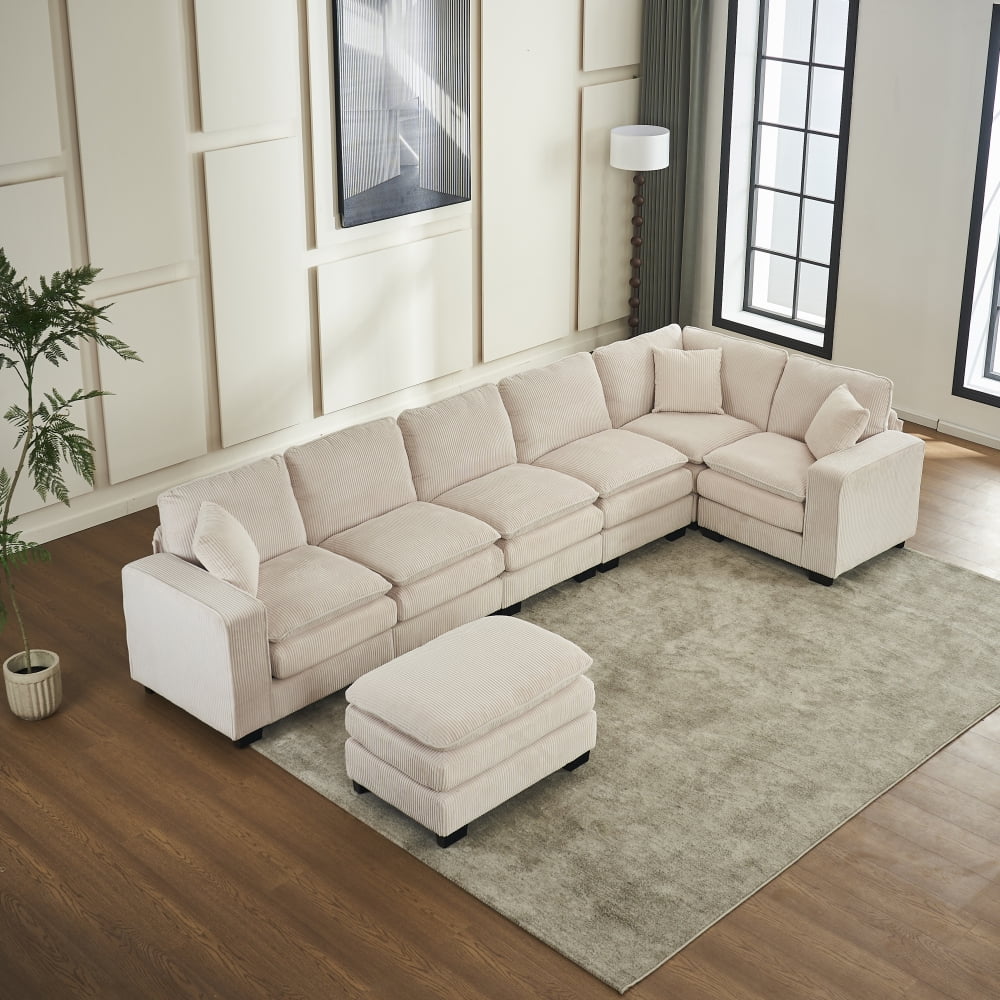 White + Corduroy + 7 Seat W2363S00039