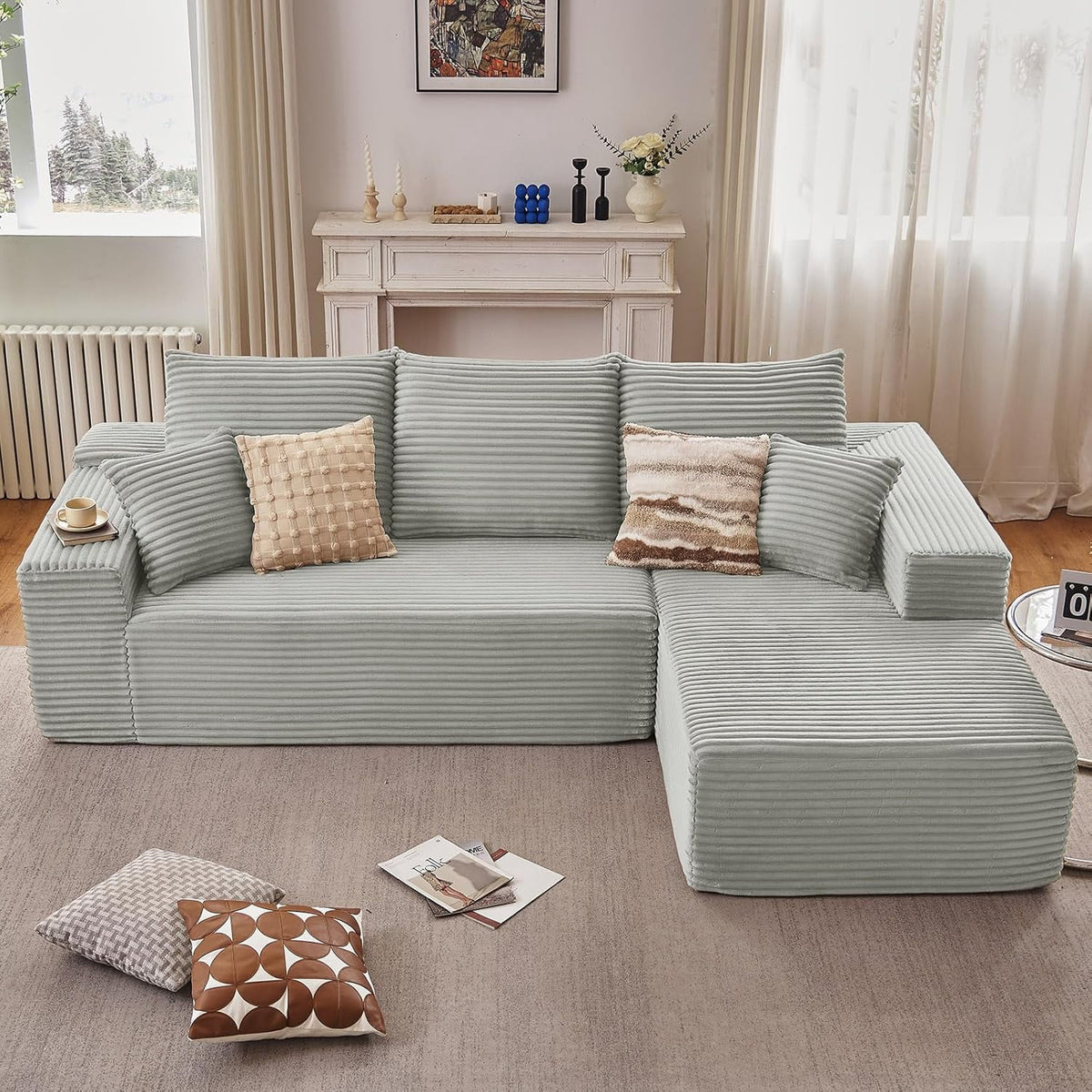 Gray 107" Right Facing Chaise W2824S00038//////