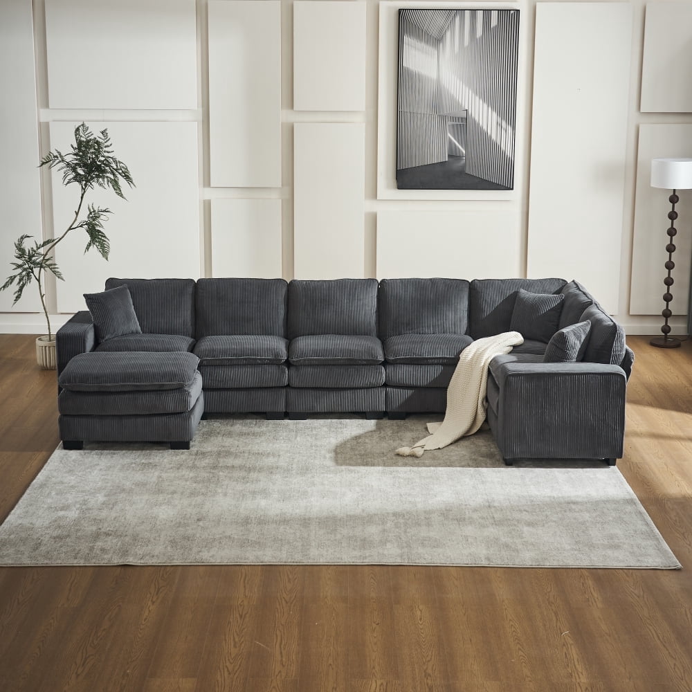 Grey + Corduroy + 7 Seat W2363S00041