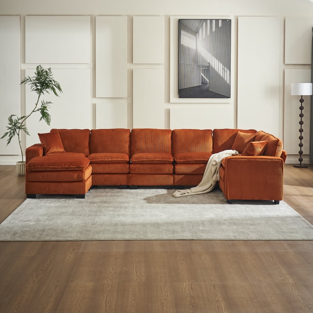 Orange + Corduroy + 7 Seat W2363S00043