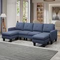 Blue + Linen + Foam + 4 Seat W1669S00004
