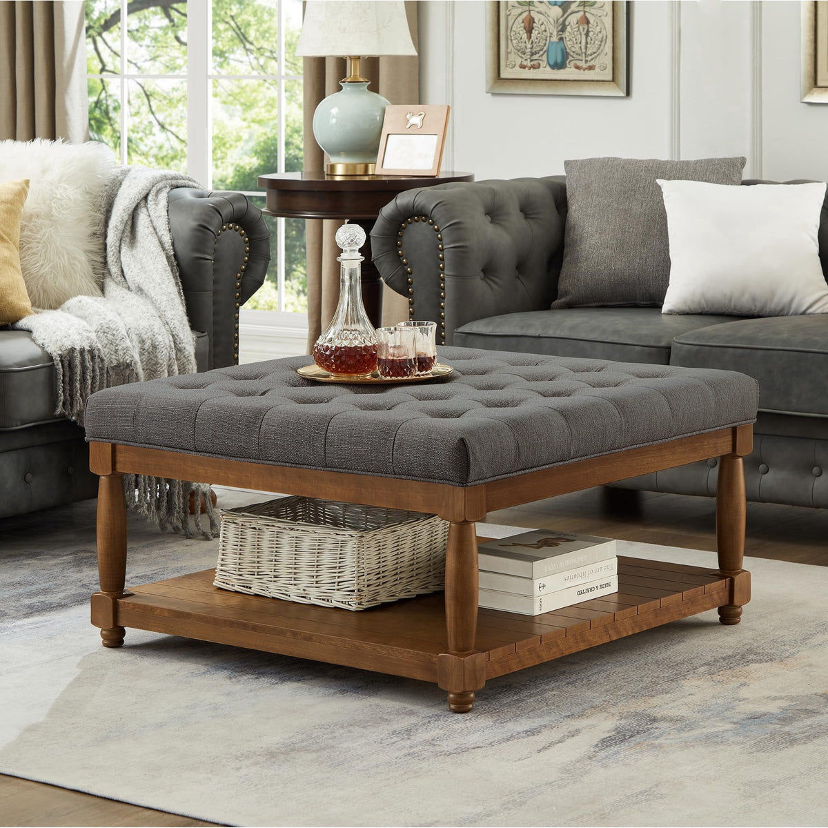 Granite Square Ottoman W2186P379326-gen