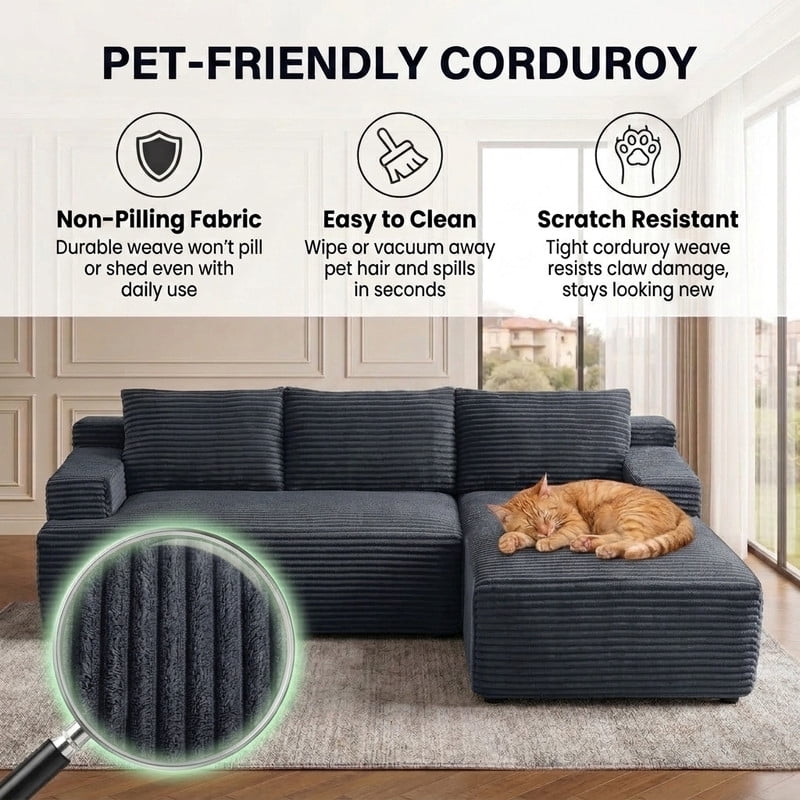Dark Gray Right Facing Chaise W5571P500142gen