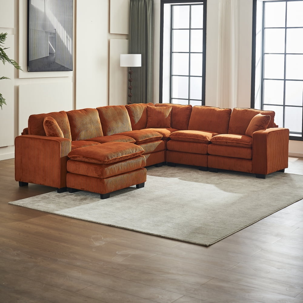 Orange + Corduroy + 7 Seat W2363S00043