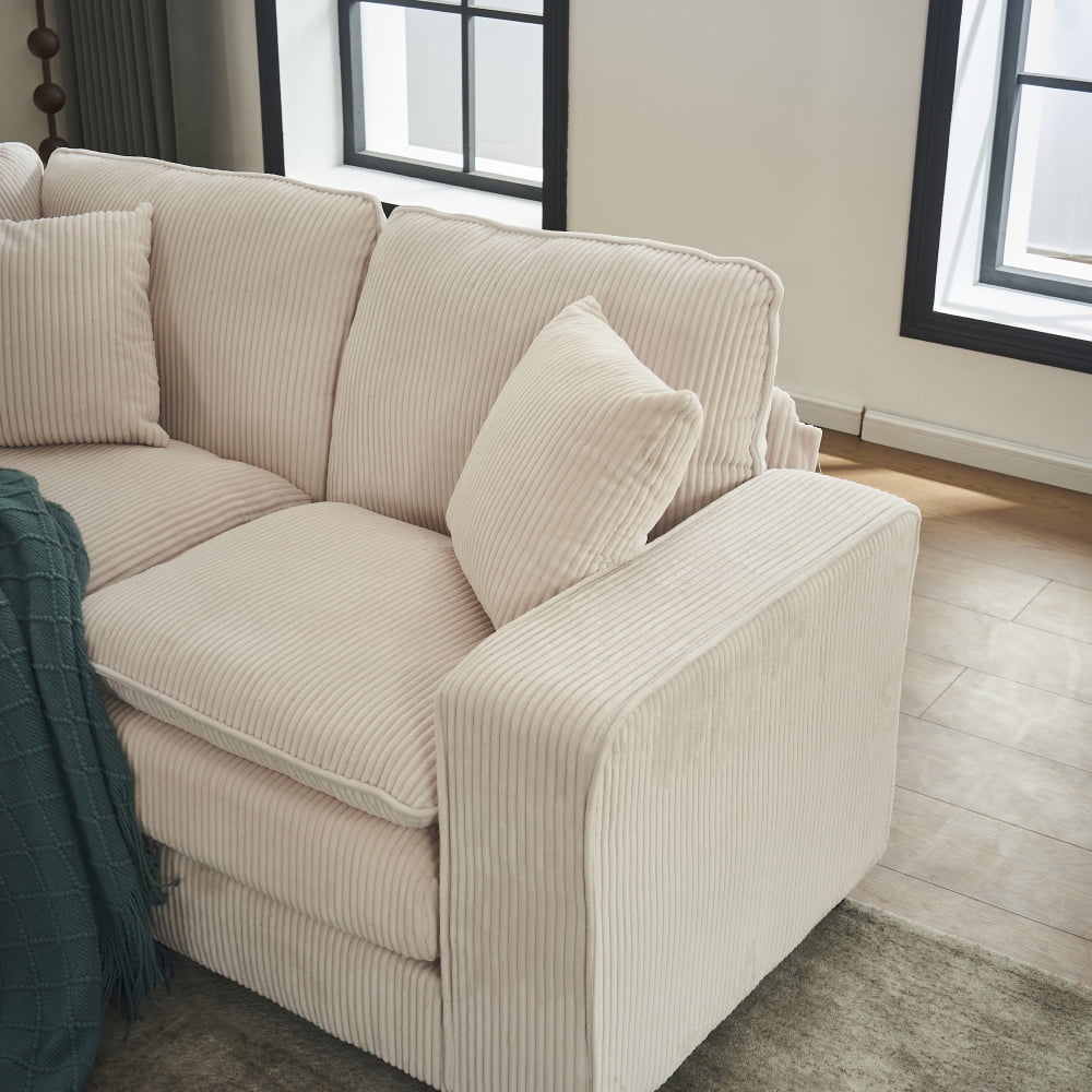 White + Corduroy + 7 Seat W2363S00039