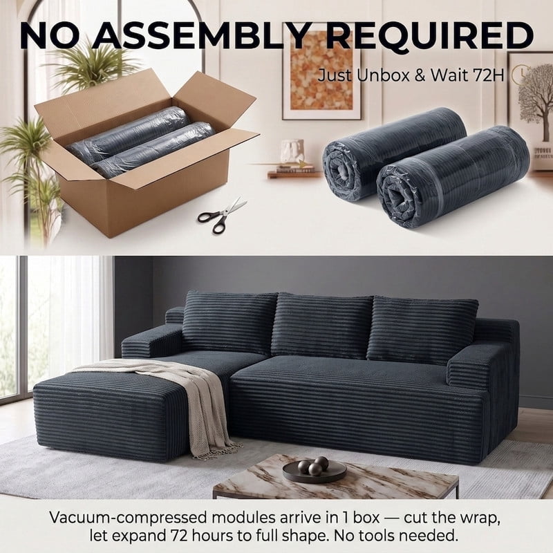 Dark Gray Left Facing Chaise W5571P500143gen