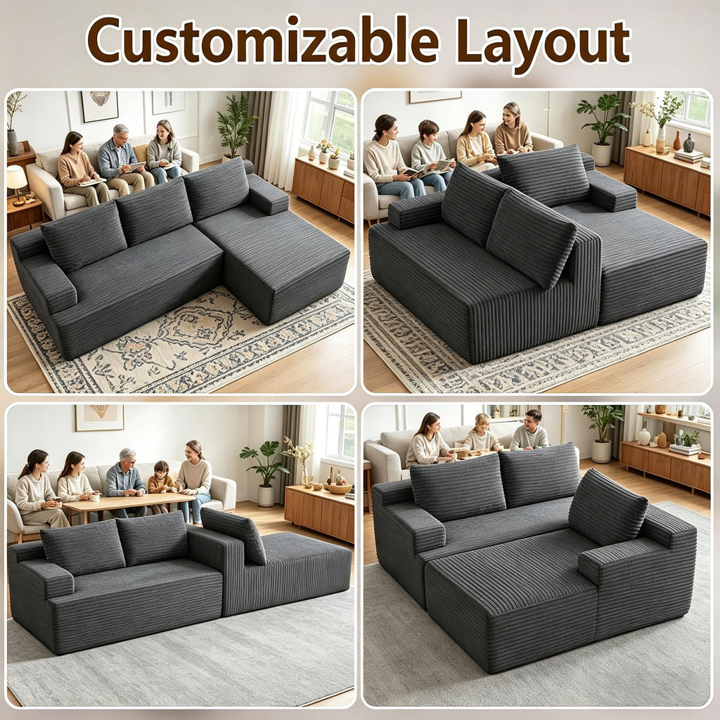Darkgrey Right Facing Chaise W5571P500142-