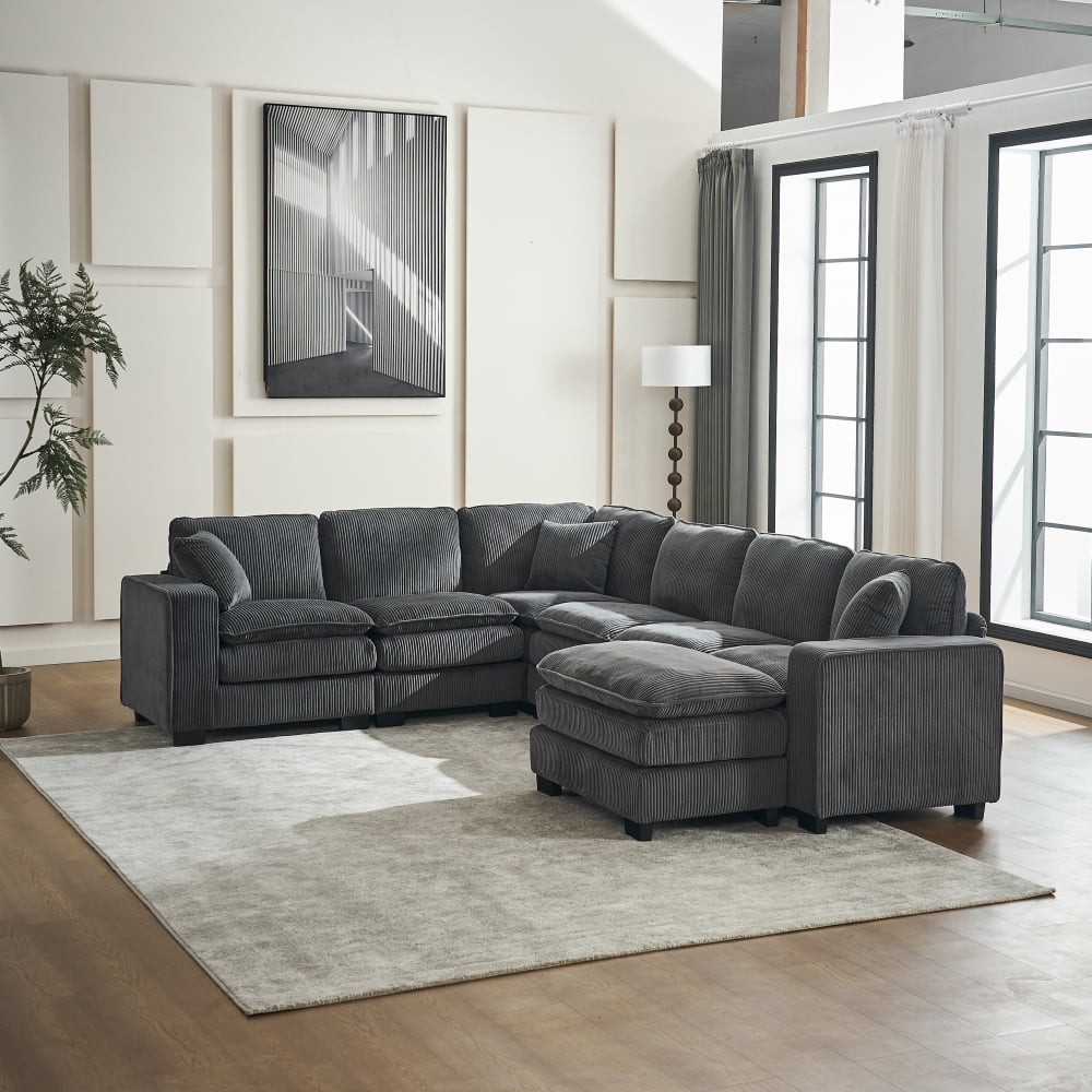 Grey + Corduroy + 7 Seat W2363S00041