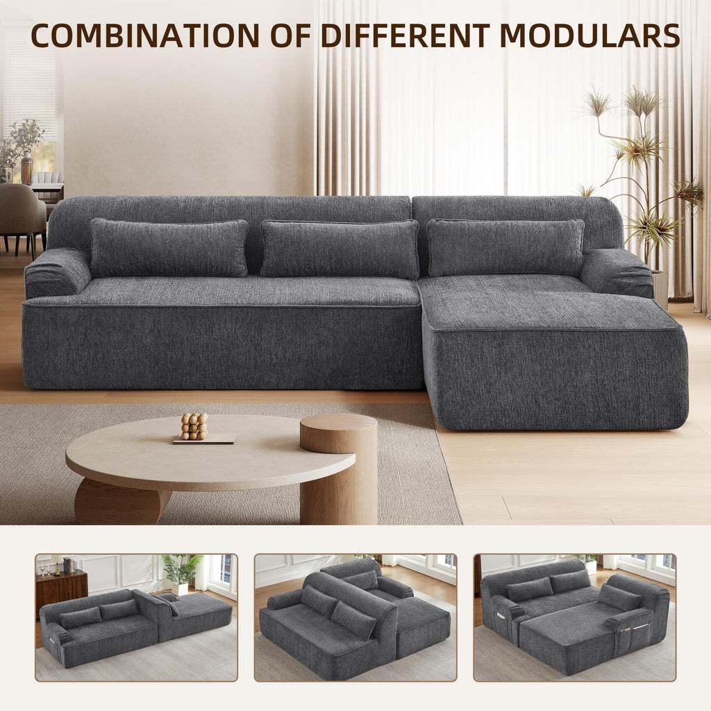 Gray Right Facing Chaise W2339S00070