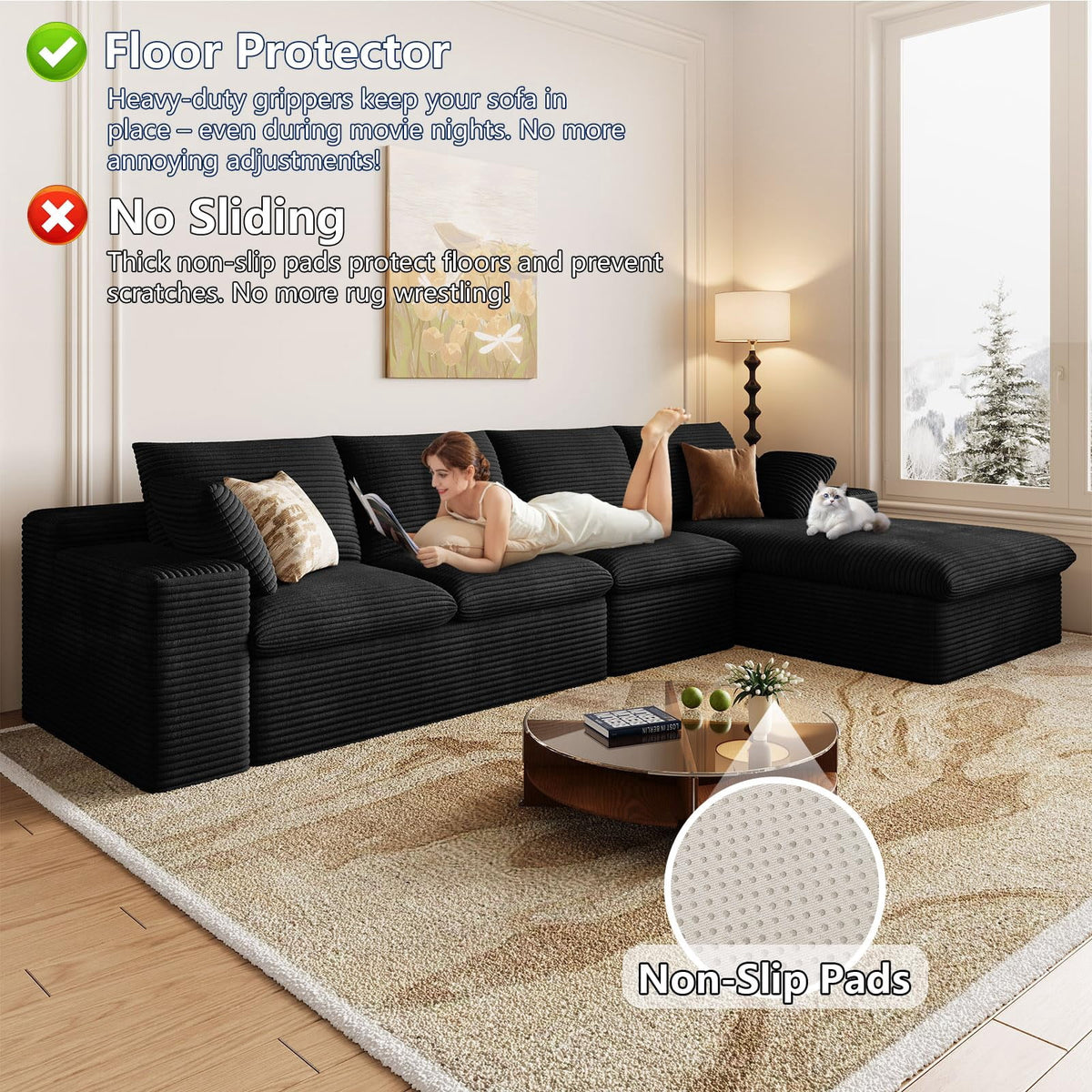 Blcak L-4 Right W2824S00150-ZZ