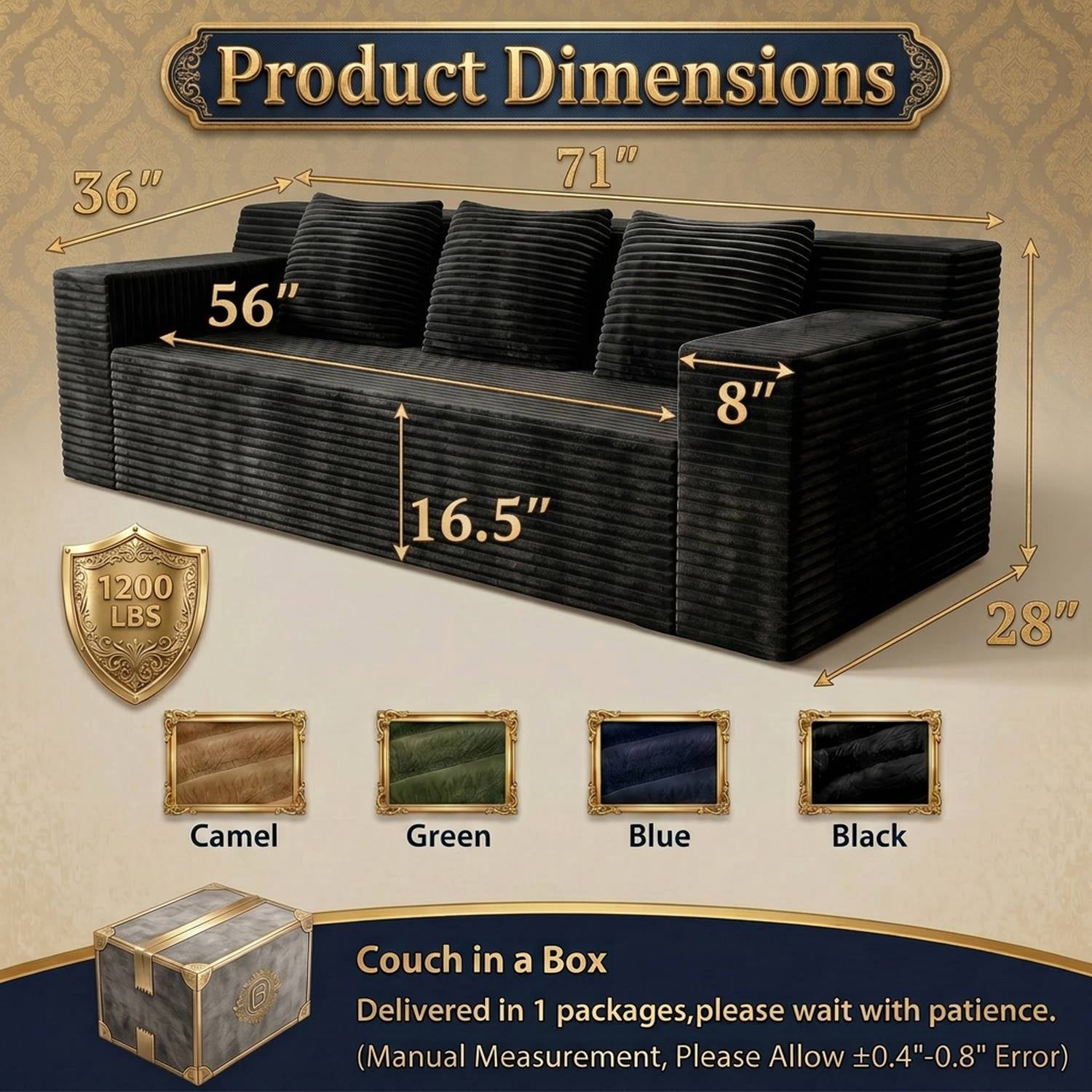 Black Flat Armrest W5571P440910-ZZ//