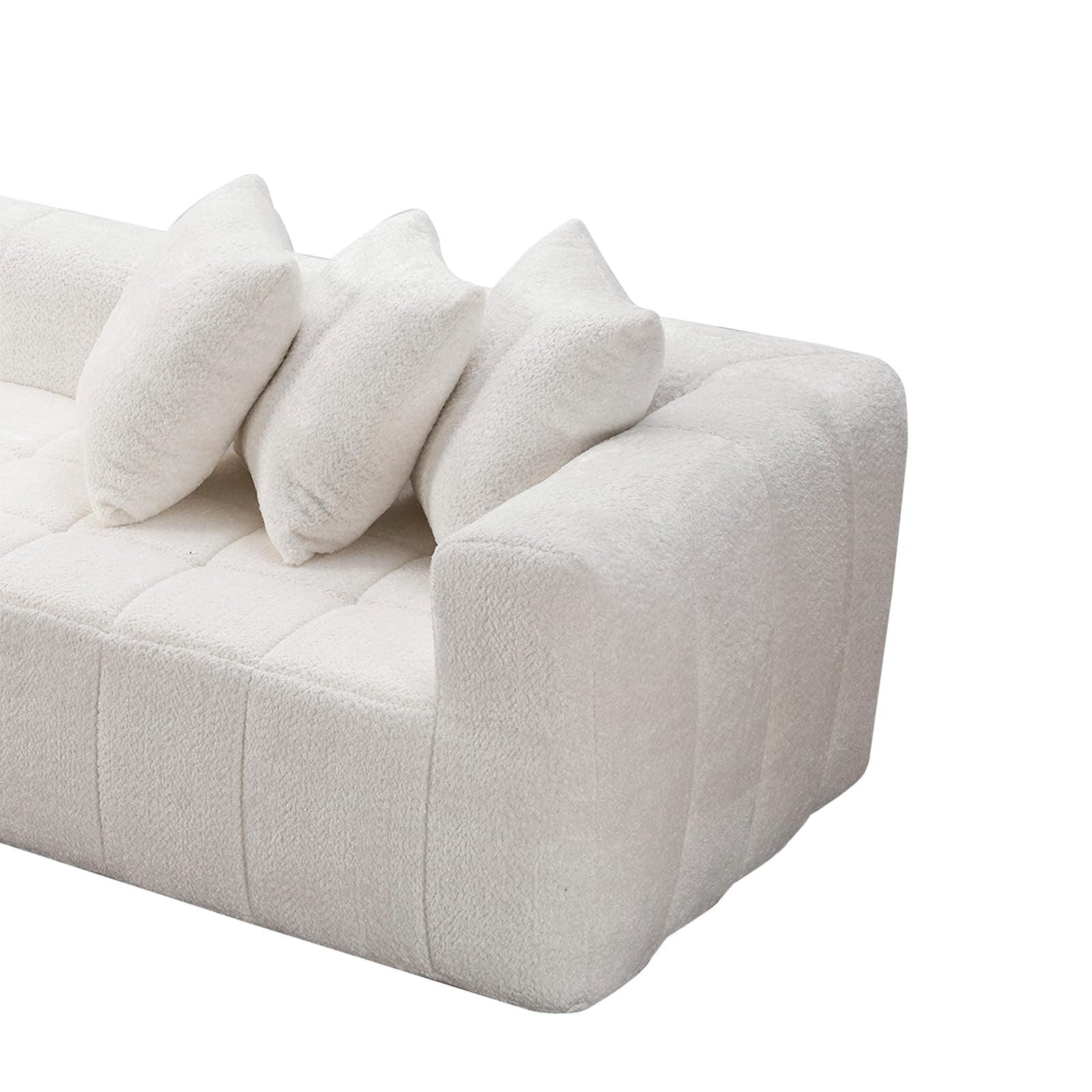 White Left Chaise W5515S00012