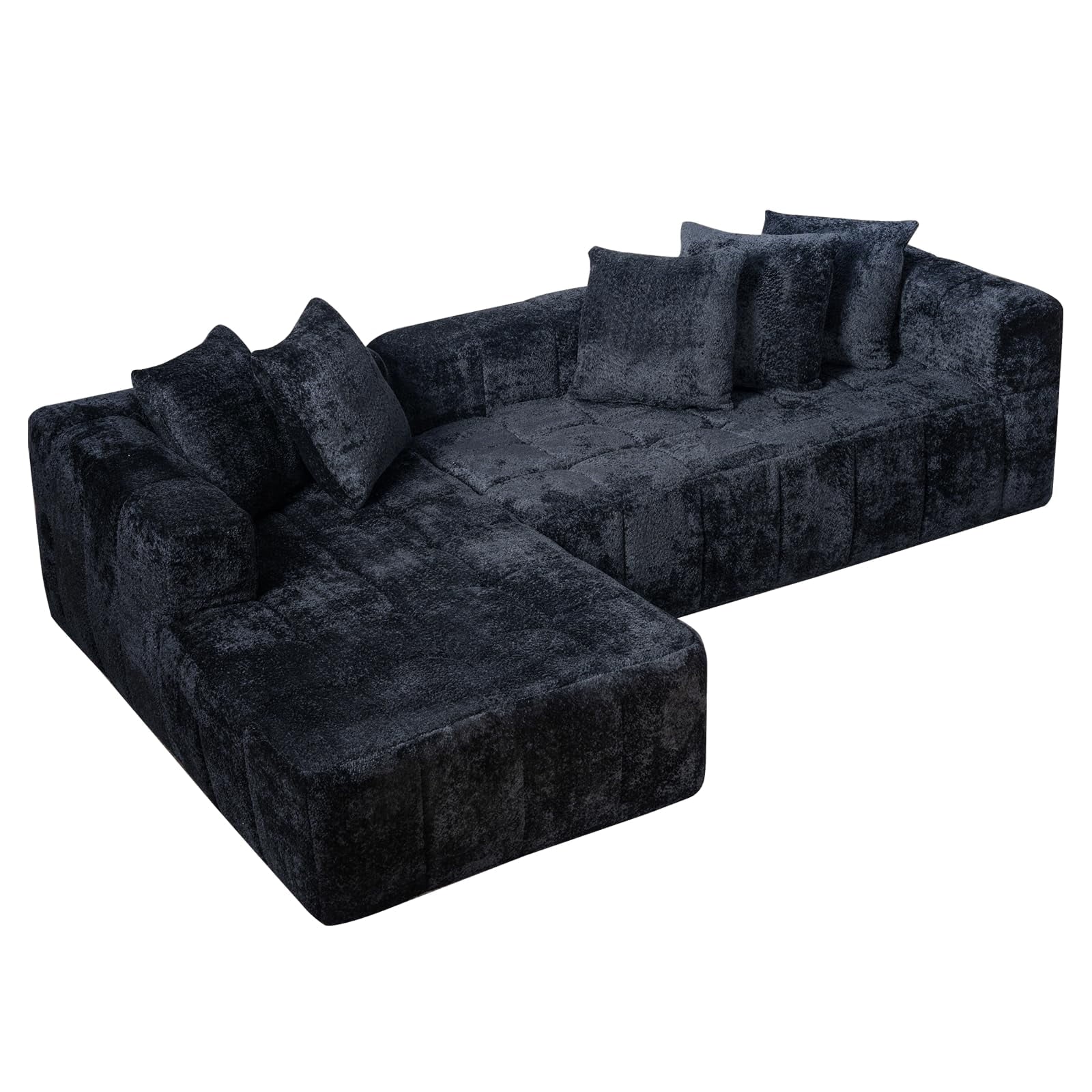 Black Left Chaise W5515S00016