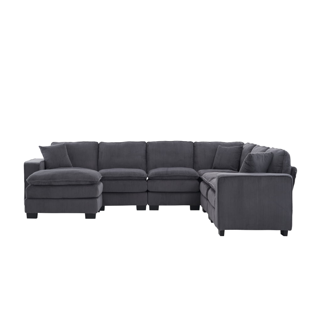 Grey + Corduroy + 7 Seat W2363S00041