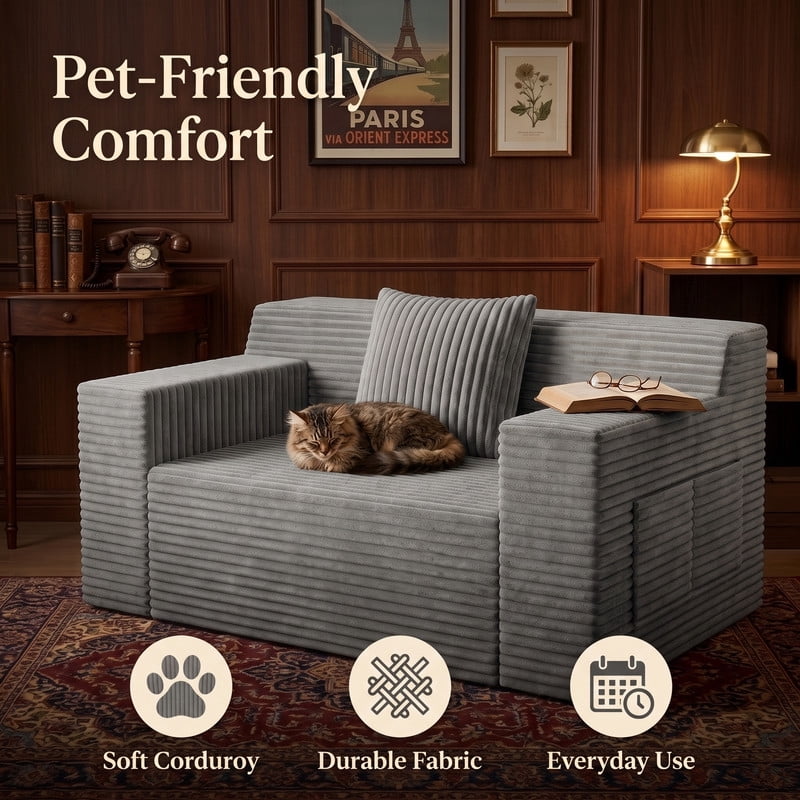 Light Gray Modern W5571P530460-Light Gray