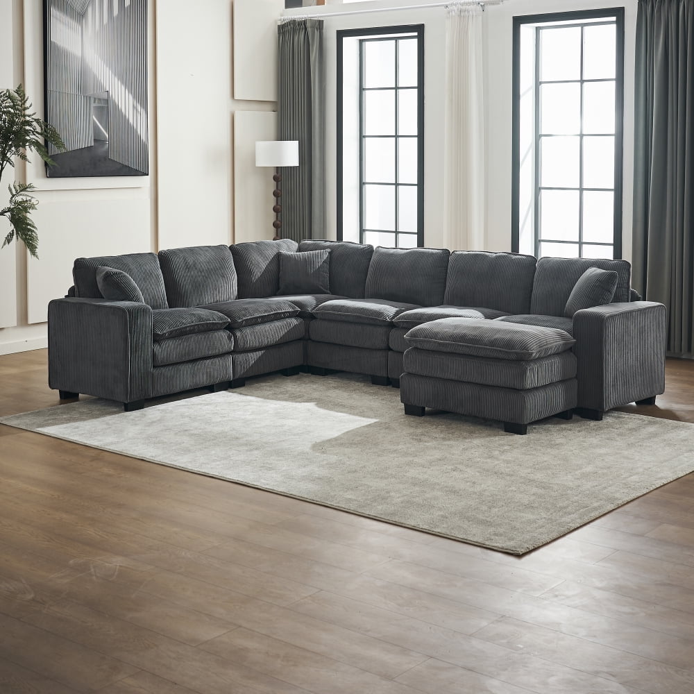 Grey + Corduroy + 7 Seat W2363S00041