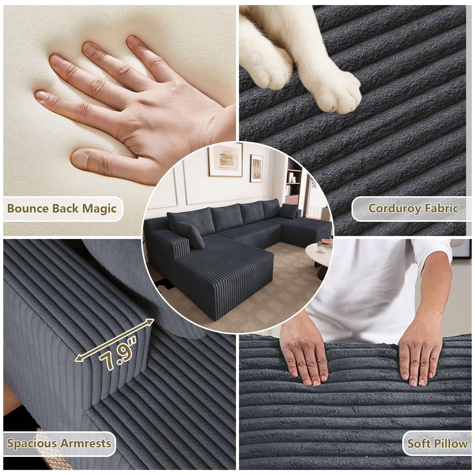 Dark Grey W5571DIY05-Dark Gray
