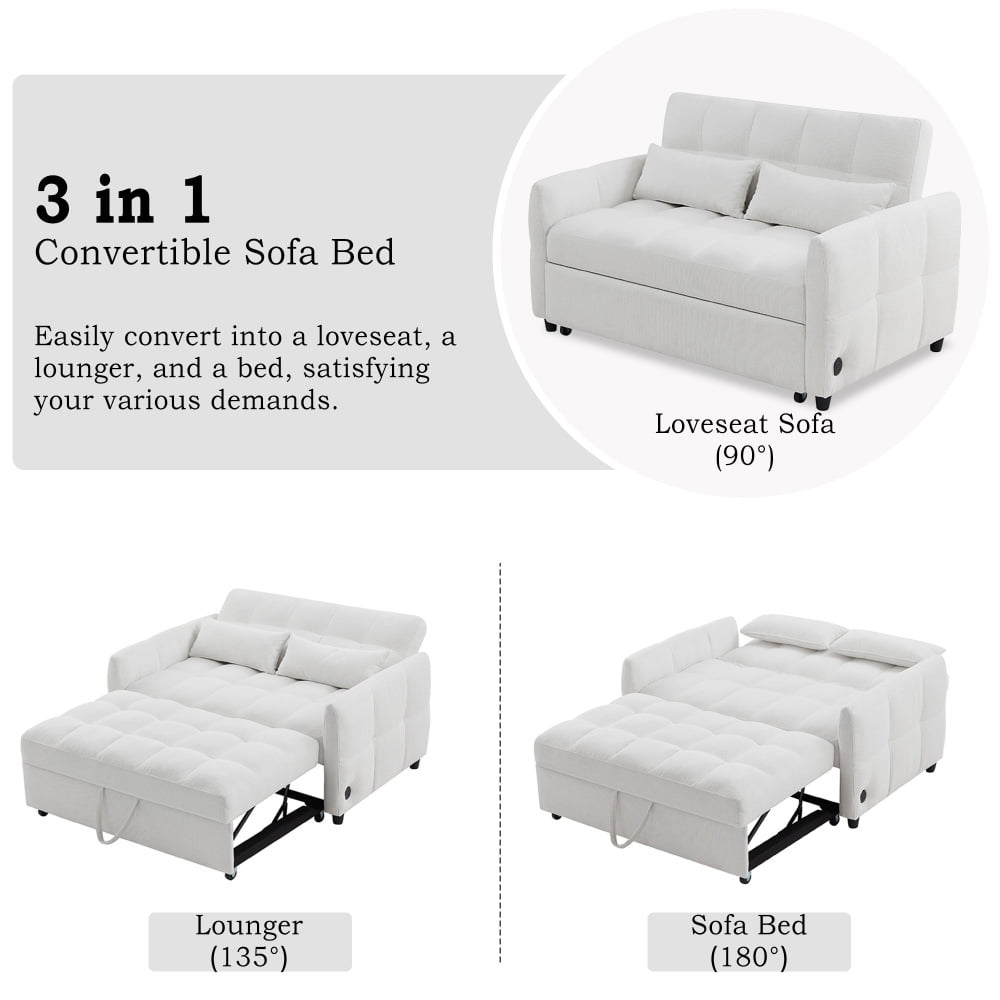 Beige + Chenille + Foam + 2 Seat N719S001710A